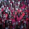 The audience reacts to U.S. President Obama's speech during the 2012 National Urban League Conference in New Orleans