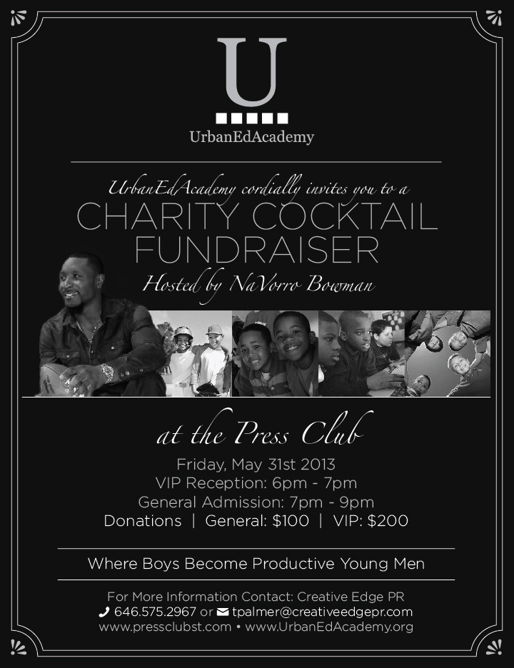 Urban Ed Academy Charity Cocktail Fundraiser