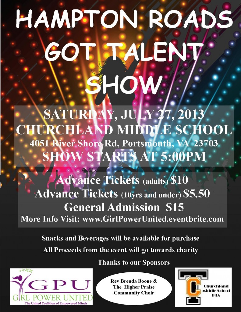 Hampton Roads Got Talent Show - Flyer