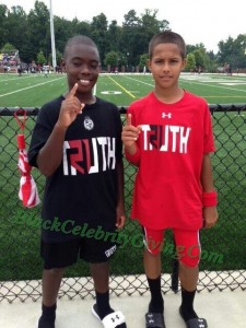 Youth Participants in the TRUTH Football Tournament 