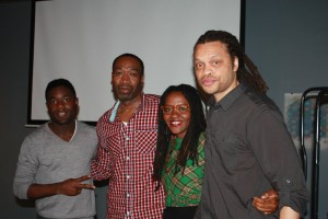 Emerging Filmmakers Networking Event Vladimi Versailles Jerry LaMothe Easmanie Michel Fritz Celestin