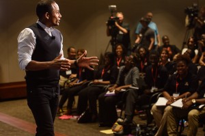 Hill Harper Gives Back with Anheuser Busch