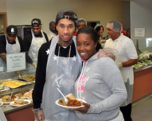 Tyga and Sean Kingston Give Back