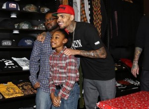 Chris Brown was given the day out of rehab to do some good. He hosted a toy drive and was joined by Tyga and funny man Kevin Hart. #GivingIsGood