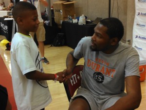 Kevin Durant an MVP at Giving Back