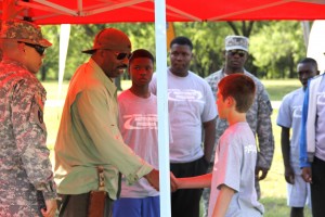 Award-winning entertainer Steve Harvey hosted 100 young men at Steve Harvey Mentoring Program for Young Men National Camp in Dallas this year!