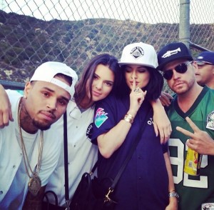 Chris Brown and Quincy Host Charity Event in California!