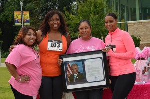 Demarco Morgan  (11 Alive) and Madison James (B.98) Raise Awareness for Needed School Supplies for Students in Need at the City of Riverdale Get Fit! 5K